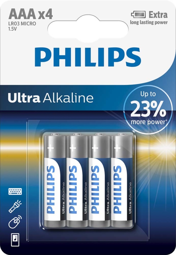 Philips batteri AAA Apollon Lys